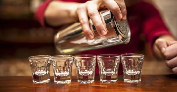Stops voor alcohol kunnen worden gedronken