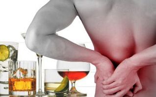 Alcohol schendt het werk van de nieren